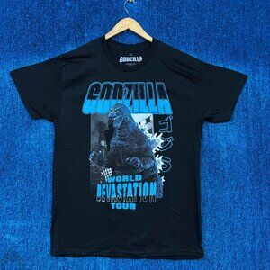 Godzilla World Devastation Tour T-Shirt Size Large